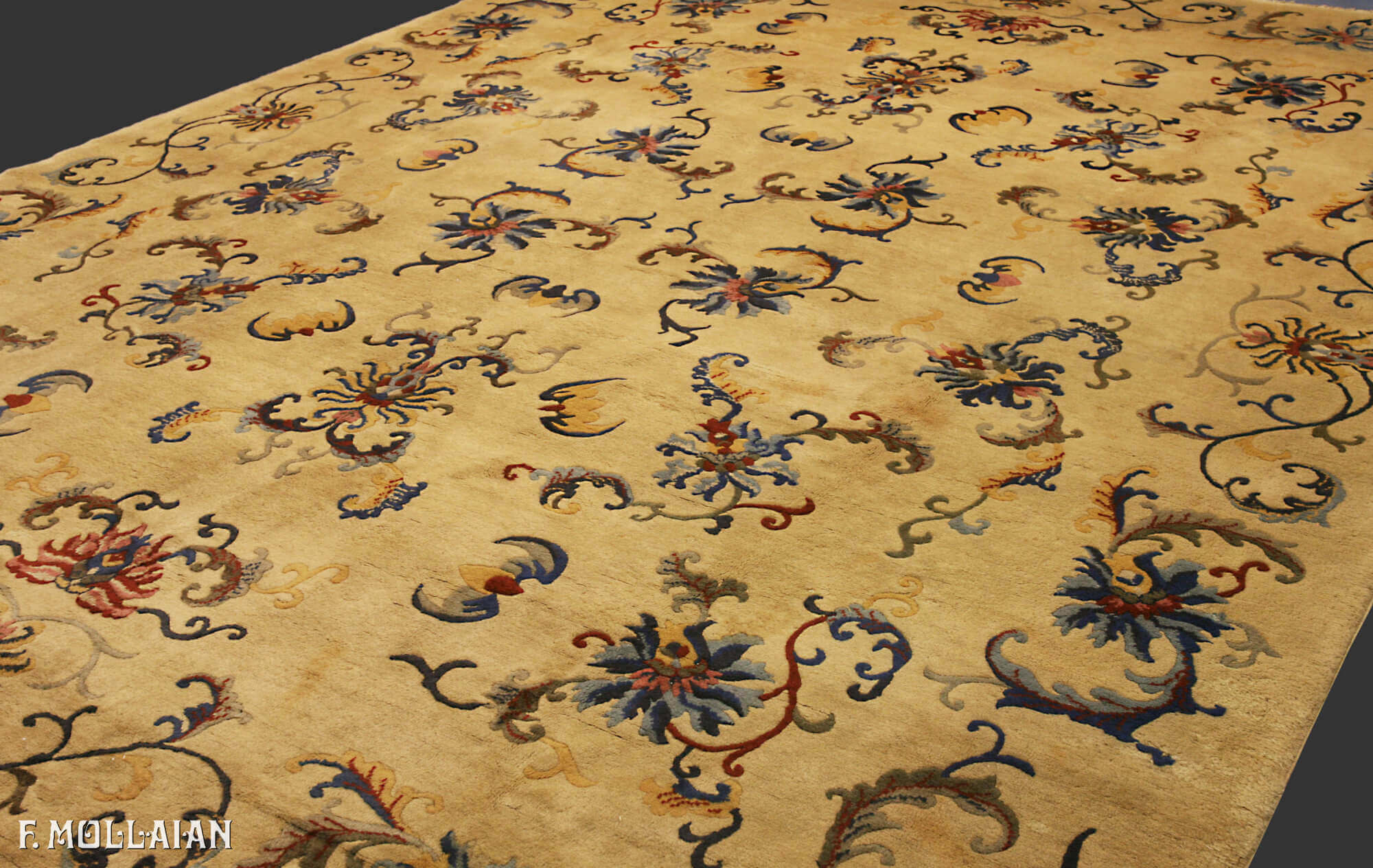 Chinese Peking Antique Carpet n°:50389540—doro 07/2022